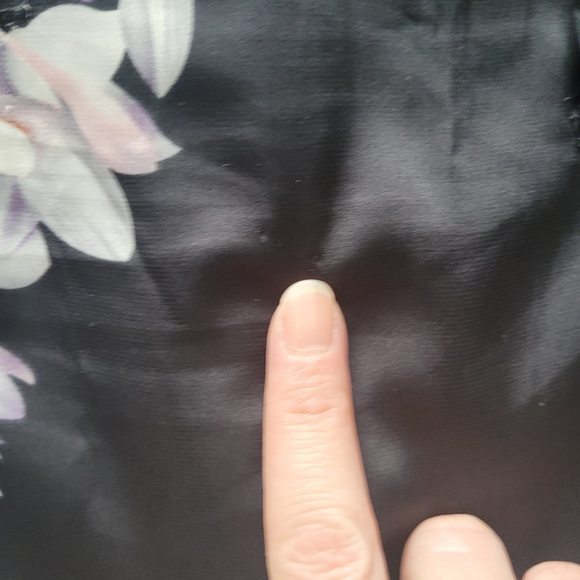 Missguided Floral Print Duster Coat, GUC, Size 8 - Picture 12 of 13